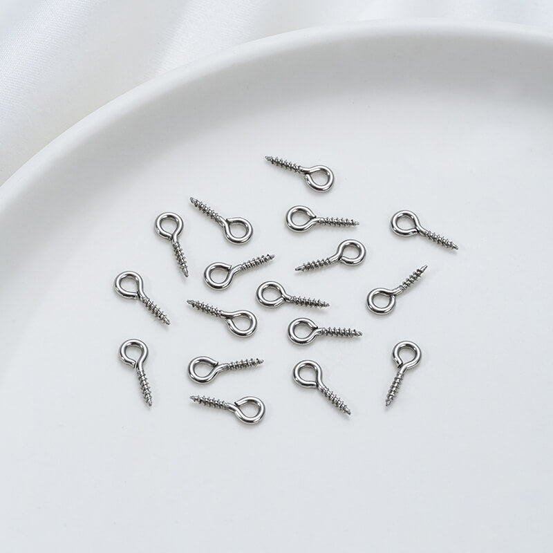 Titanium steel eyelet nails threaded eyelet nails