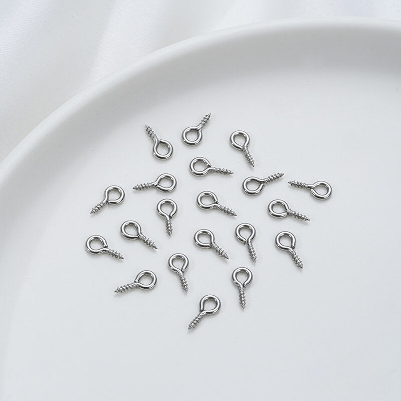 Titanium steel eyelet nails threaded eyelet nails