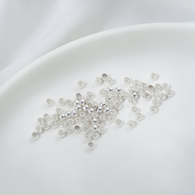 18K gold-plated 14k rose gold platinum Sterling Silver positioning beads