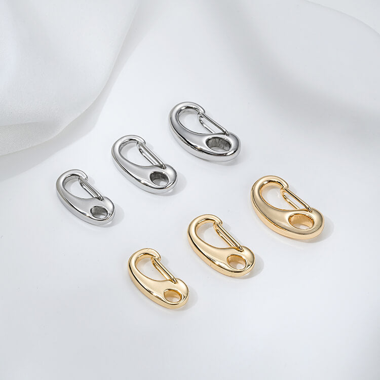 Titanium steel polished shrimp buckle egg-shaped lobster buckle