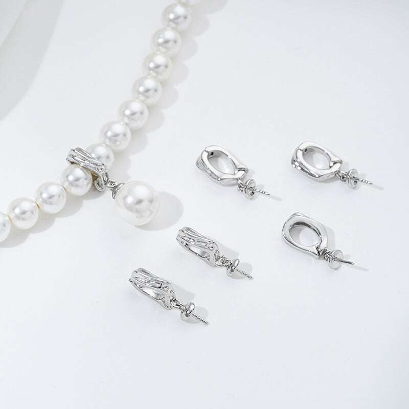 Special-shaped universal bead holder pendant clasp necklace pendant clasp