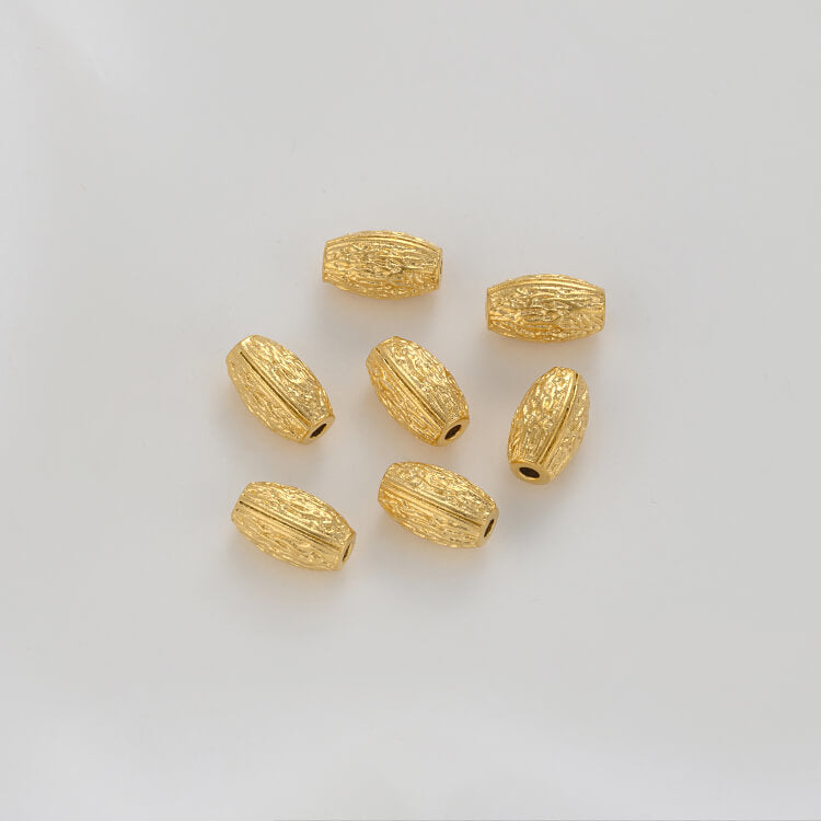 Sand gold love-shaped leaf-shaped five-pointed star lucky character spacer beads
