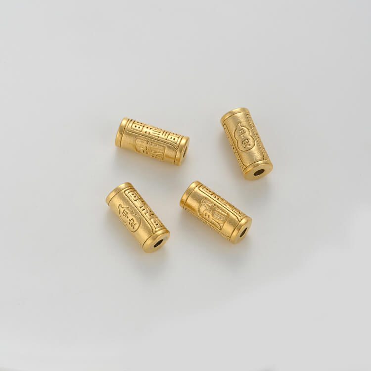 Garland hollow lantern round bead four-leaf clover lotus auspicious cloud Ruyi spacer bead