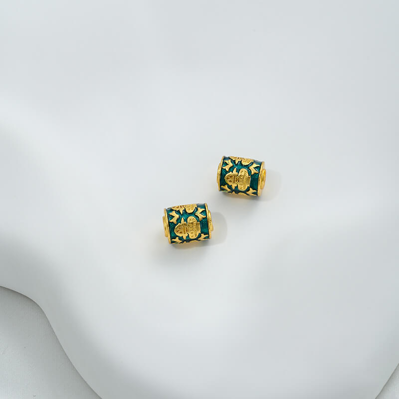 Enamel cloisonne square beads, round jewelry bottles, dzi beads, barrel beads,spacer beads