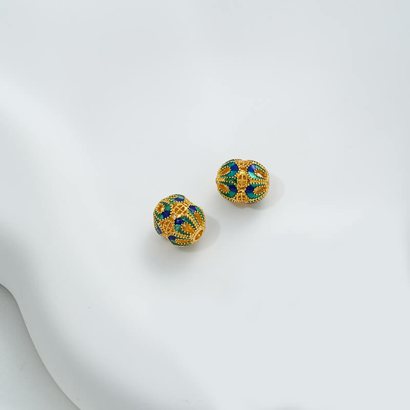 Enamel cloisonne square beads, round jewelry bottles, dzi beads, barrel beads,spacer beads