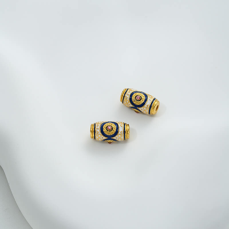 Enamel cloisonne square beads, round jewelry bottles, dzi beads, barrel beads,spacer beads