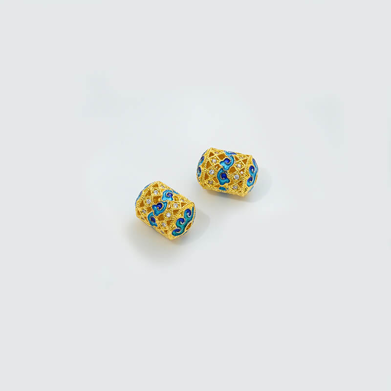 Enamel cloisonne square beads, round jewelry bottles, dzi beads, barrel beads,spacer beads