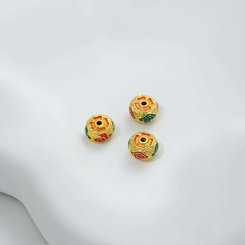 Enamel cloisonne square beads, round jewelry bottles, dzi beads, barrel beads,spacer beads