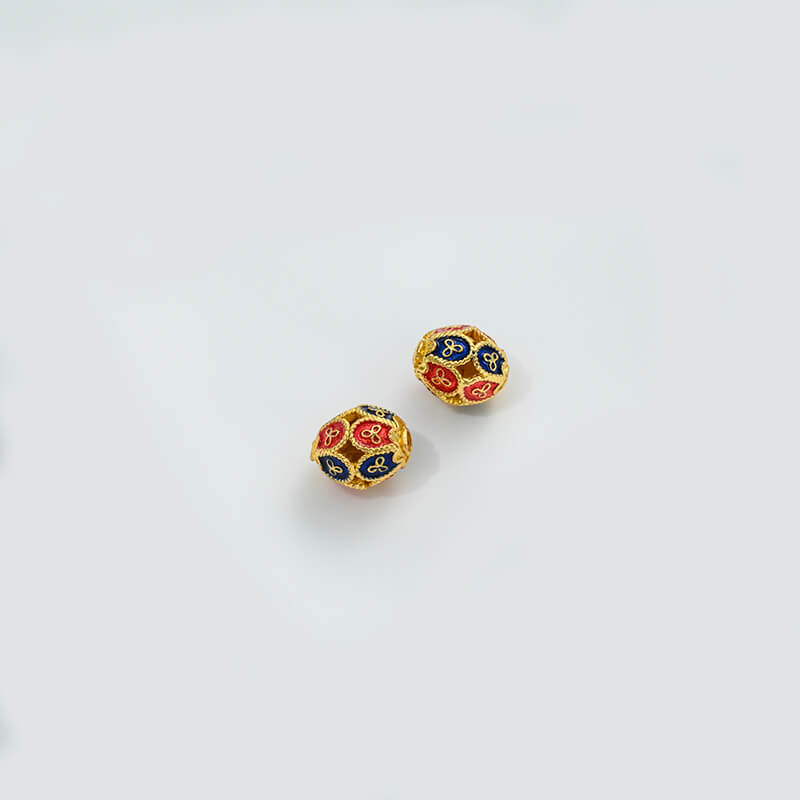 Enamel cloisonne square beads, round jewelry bottles, dzi beads, barrel beads,spacer beads
