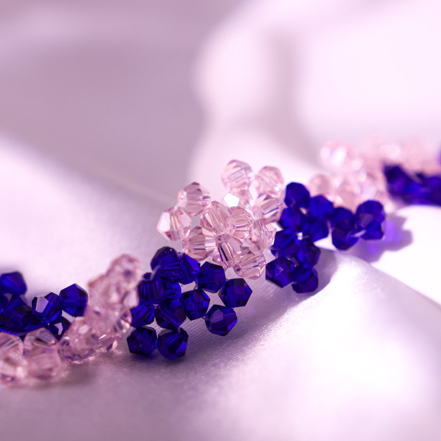 Chirimiri Handmade Big Heart Crystal Bracelet – Starry Romance Series Crystal Beads For Bracelets For Women And Girls Halloween Birthday Gift Braceletstack Party Accessories