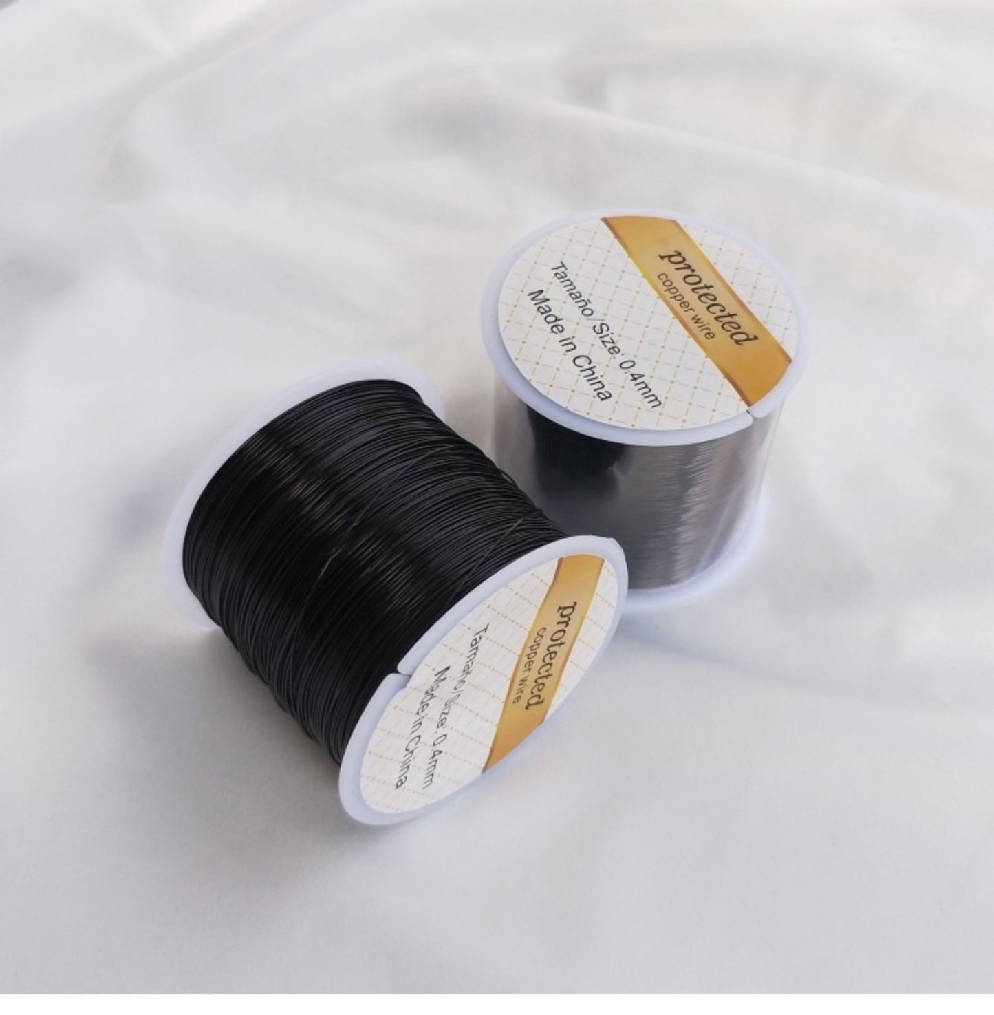 Wire Elements, 14k gold, silver, light gold, black soft wire copper wire, 1 Spool