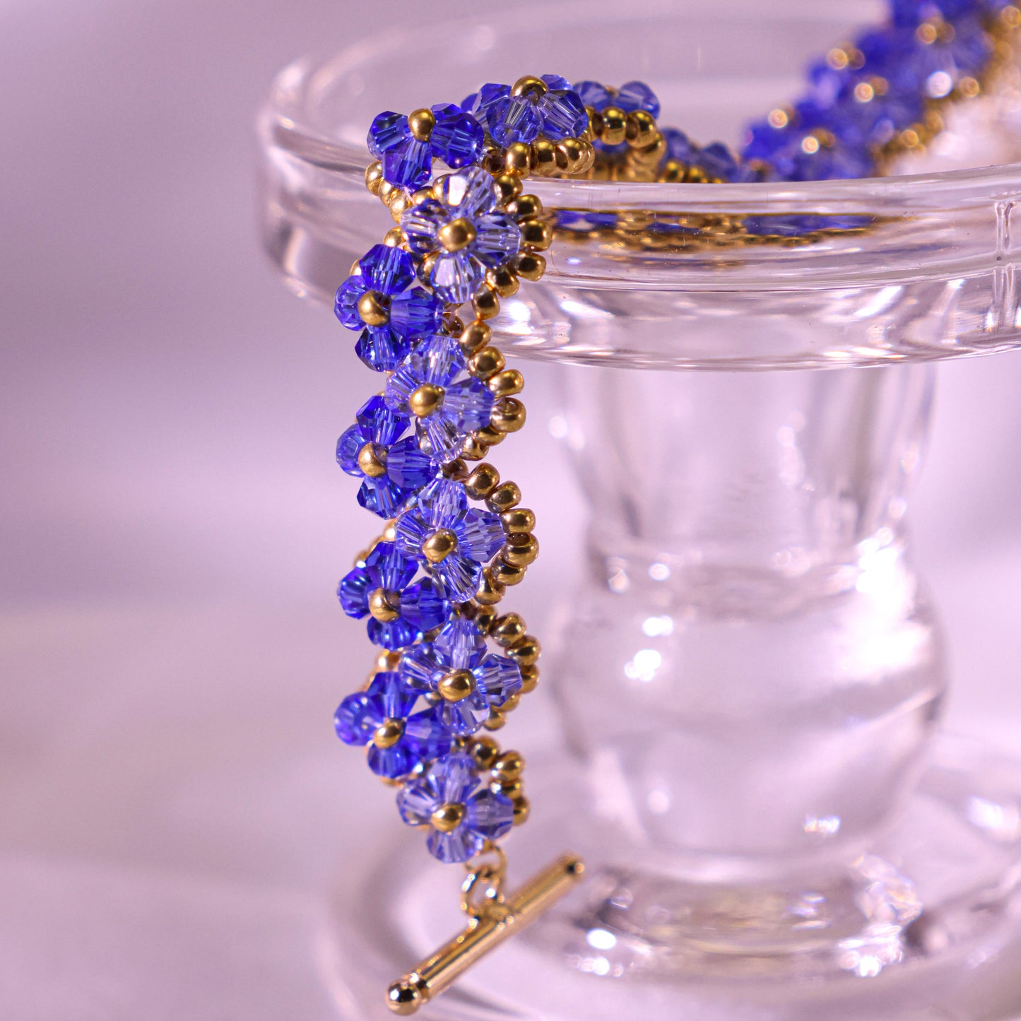 Chirimiri Handmade Blue crystal bracelet - Ocean Muse Funky Jewelry Crystal Beads For Bracelets For Women And Girls Gifts Girlfriend Western Jewelry Halloween Party