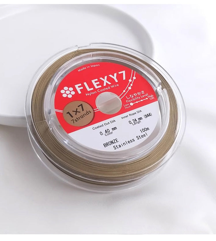 Bronze FLEXY 7-strand jewelry soft wire steel wire