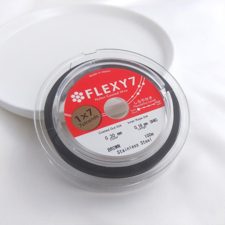 Black FLEXY 7-strand jewelry soft wire steel wire