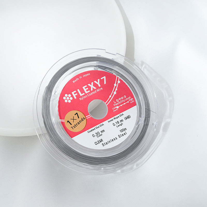 White gold FLEXY 7-strand jewelry soft wire steel wire