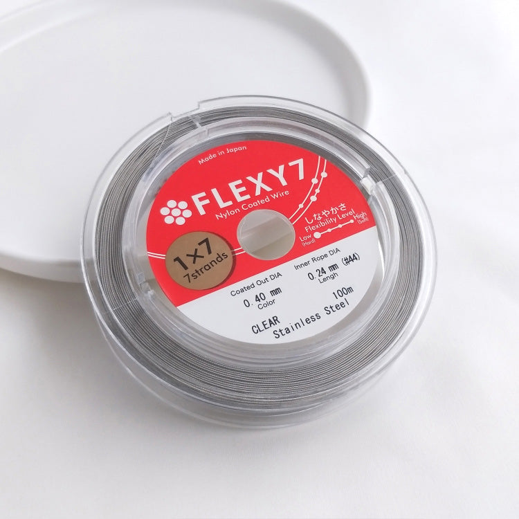 White gold FLEXY 7-strand jewelry soft wire steel wire