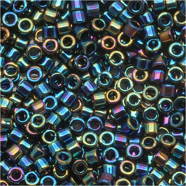Miyuki Delica Seed Beads, 11/0 Size, Medium Blue Iris DB5 (10 Grams)