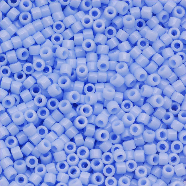 Miyuki Delica Seed Beads, 11/0 Size, Opaque Agate Blue DB1137 (2.5" Tube)
