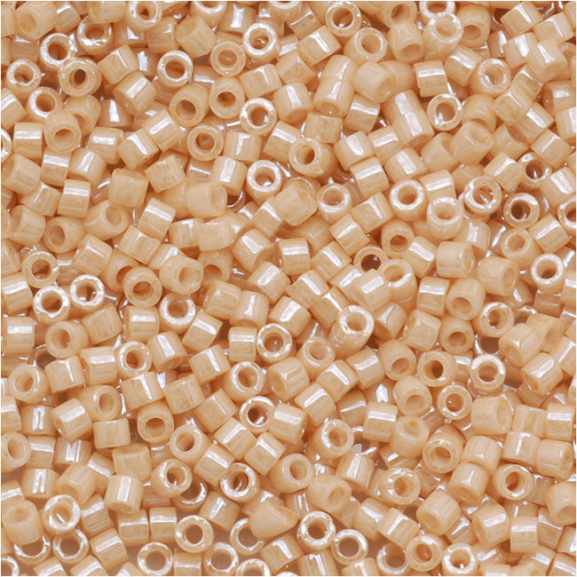 Miyuki Delica Seed Beads, 11/0 Size, Ceylon Light Caramel DBM205 (2.5" Tube)
