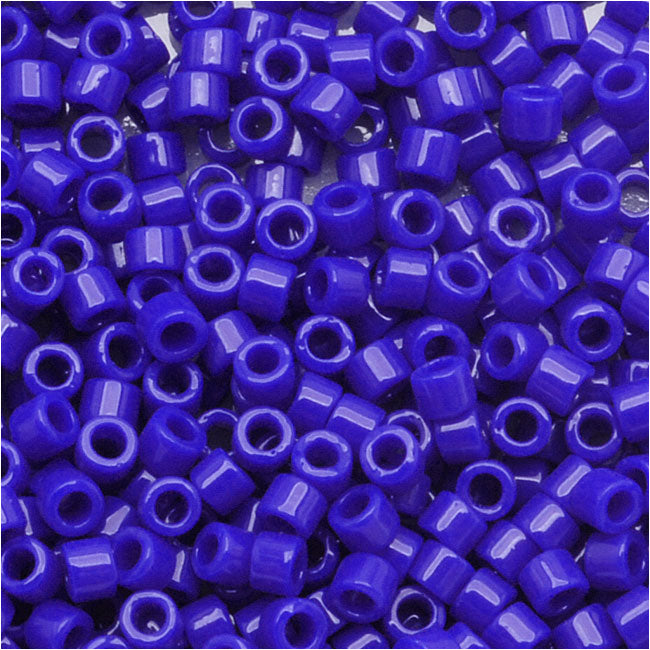 Miyuki Delica Seed Beads, 11/0 Size, Opaque Dk Blue DB726 (2.5" Tube)