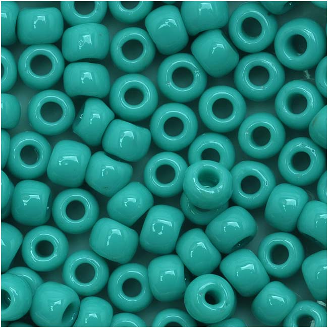 Toho Round Seed Beads 6/0 55 'Opaque Turquoise' 10 Gram Tube