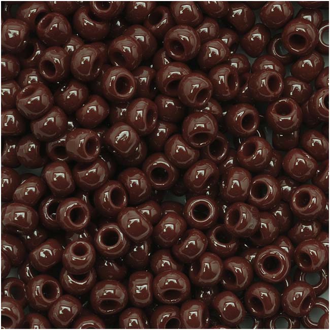 Toho Round Seed Beads 15/0 46 'Opaque Oxblood' 6 Gram Tube