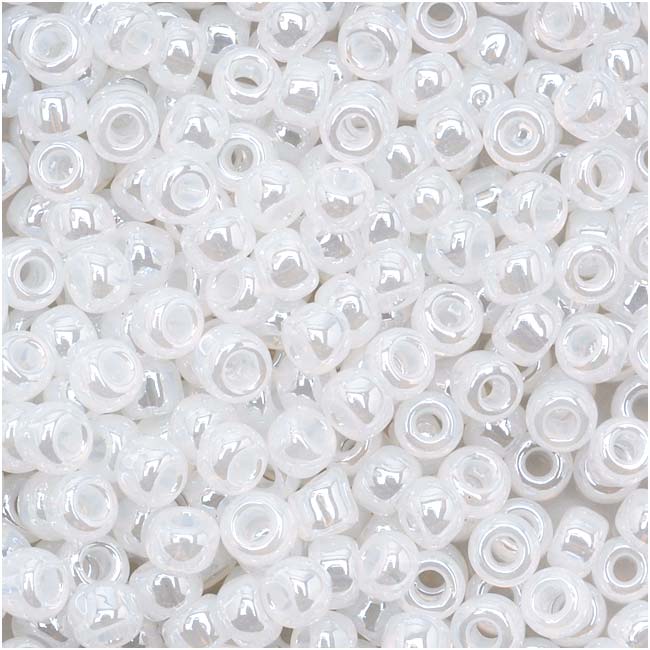 Toho Round Seed Beads 8/0 141 'Ceylon Snowflake' 10 Gram Tube