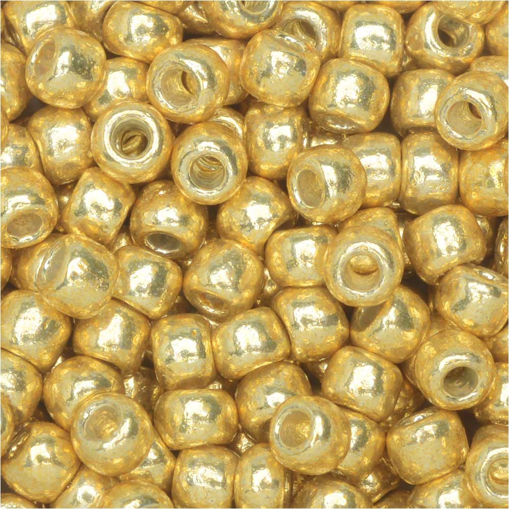 Toho Round Seed Beads 8/0 #PF557 'Galvanized Starlight' 10g