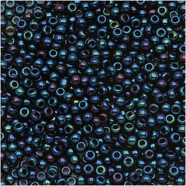 Toho Round Seed Beads 15/0 #82 'Metallic Nebula' 5g
