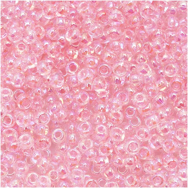 Toho Round Seed Beads 15/0 171 'Dyed Rainbow Ballerina Pink' 5 Gram Tube