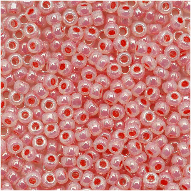 Toho Round Seed Beads 8/0 906 'Ceylon Tomato Soup' 5 Gram Tube