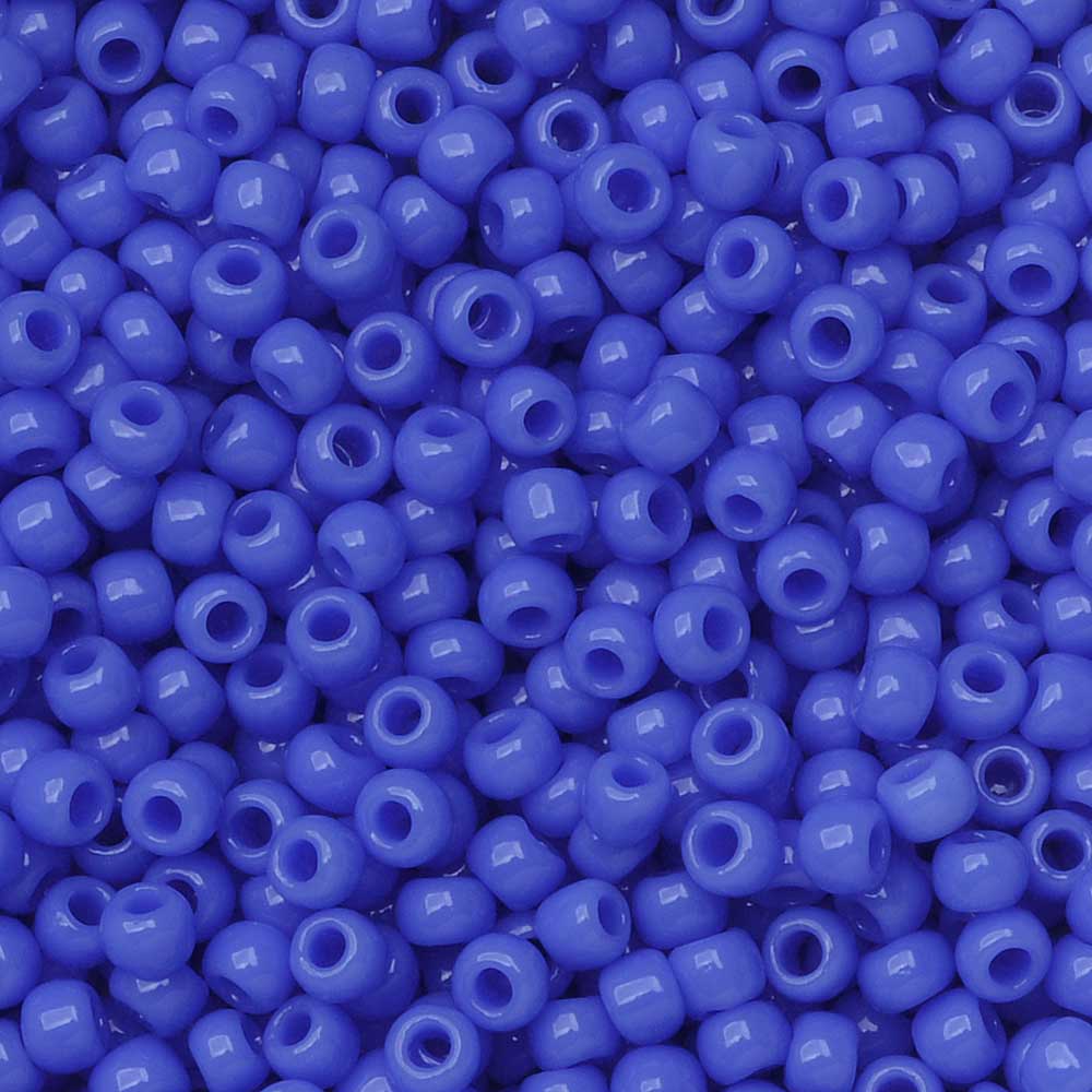 Toho Seed Beads, Round 15/0 #48L 'Opaque Periwinkle' (6 Grams)