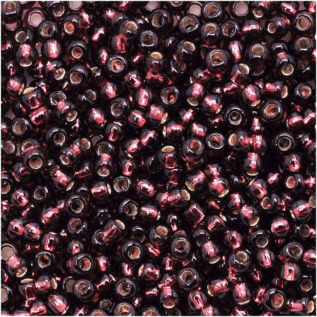 Toho Round Seed Beads 11/0 26C 'Silver Lined Amethyst' 10 Gram Tube