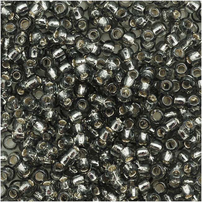 Toho Round Seed Beads 11/0 29B 'Silver Lined Gray' 10 Gram Tube