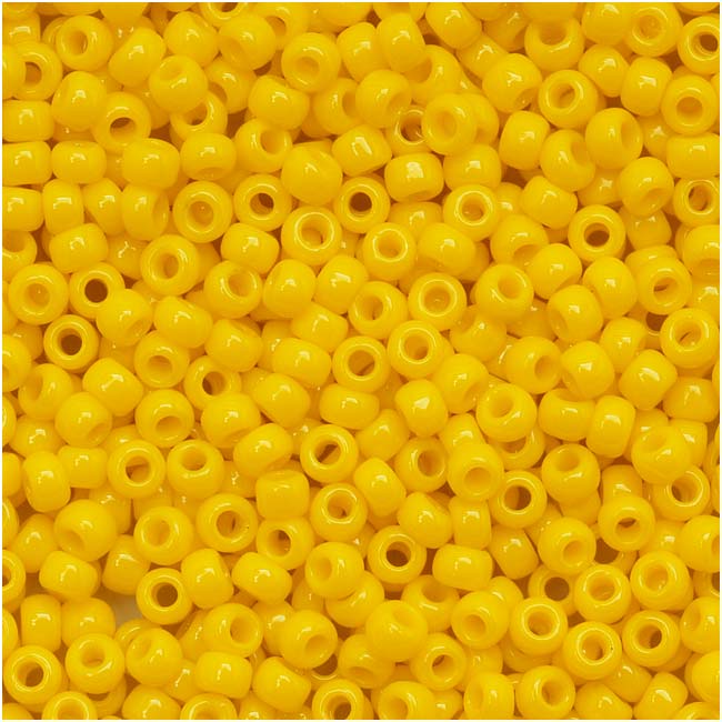 Toho Round Seed Beads 15/0 42B 'Opaque Sunshine' 6 Gram Tube