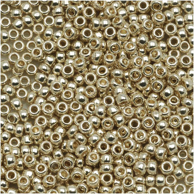 Toho Round Seed Beads 11/0 #PF558 'Galvanized Aluminum' 10g