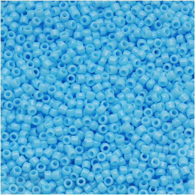 Toho Round Seed Beads 15/0 #43 Opaque Blue Turquoise 6g