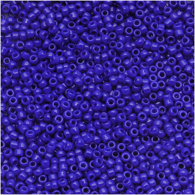 Toho Round Seed Beads 15/0 #48 Opaque Navy Blue 6g