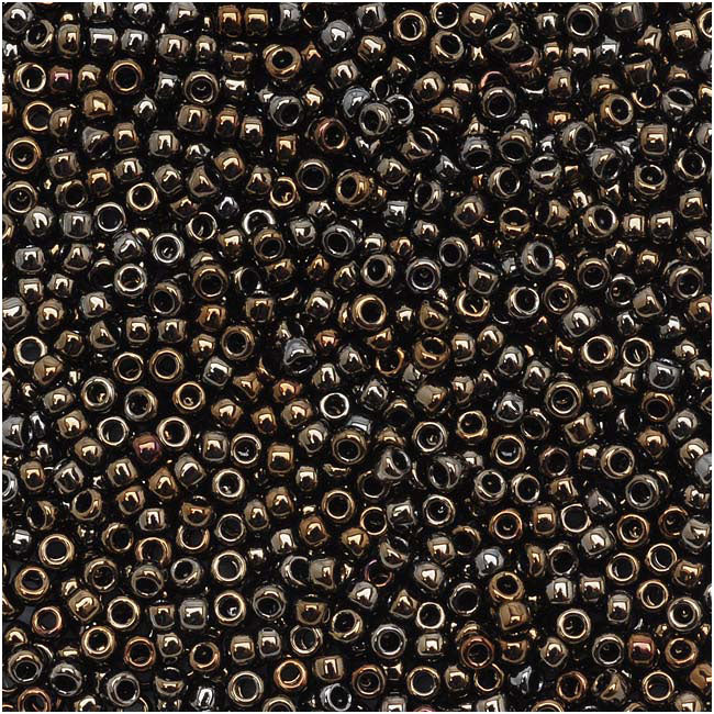Toho Round Seed Beads 15/0 83 'Metallic Iris Brown' 5 Gram Tube