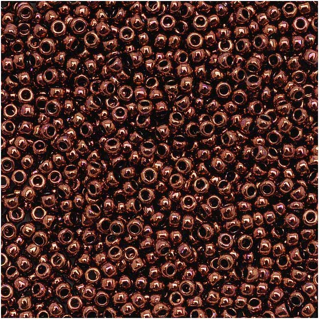 Toho Round Seed Beads 15/0 222 'Dark Bronze' 5 Gram Tube