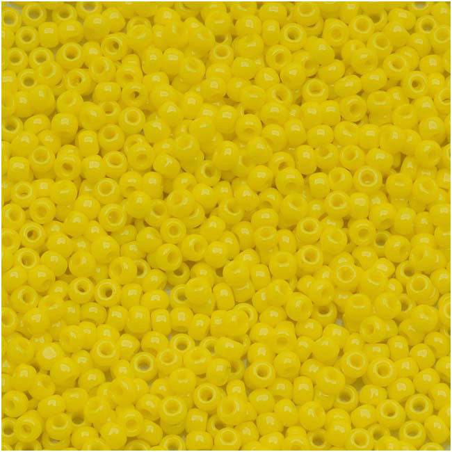 Toho Round Seed Beads 15/0 #42 'Opaque Dandelion' 6g