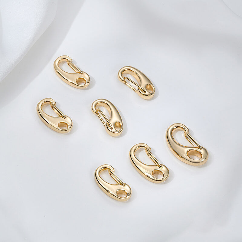 Titanium steel polished shrimp buckle egg-shaped lobster buckle