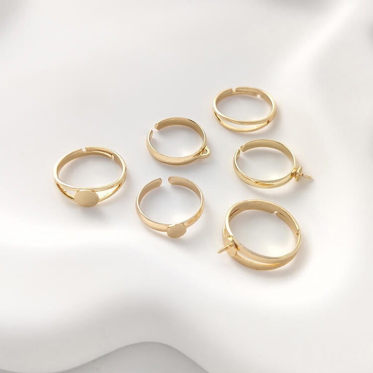 Adjustable Ring Blank,cup peg ring , flat pad, wire wire wrapped ring base