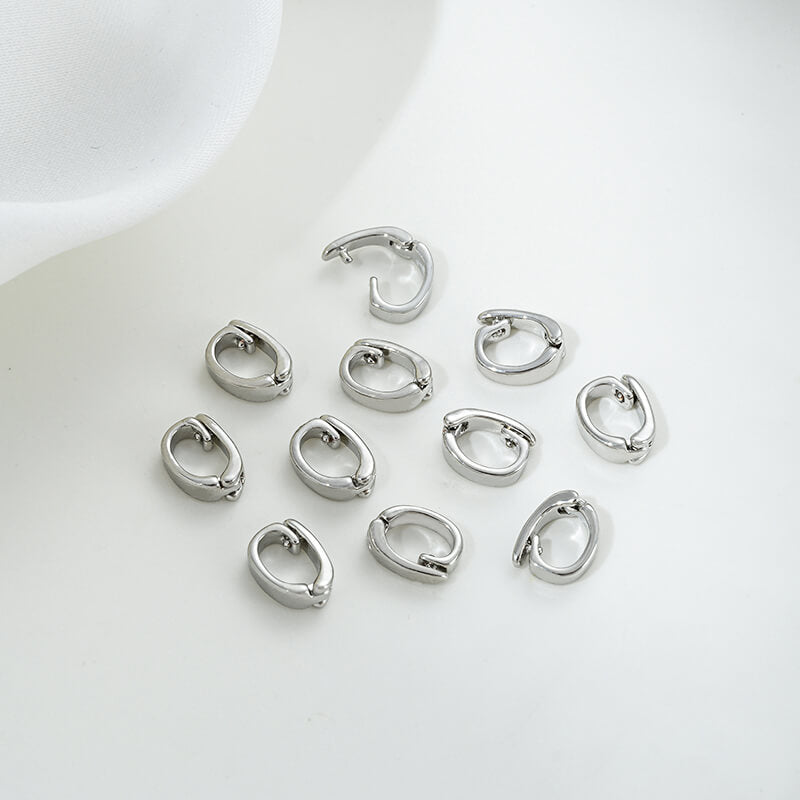 Pendant bails,14k gold-plated platinum with hanging ring/no hanging universal buckle