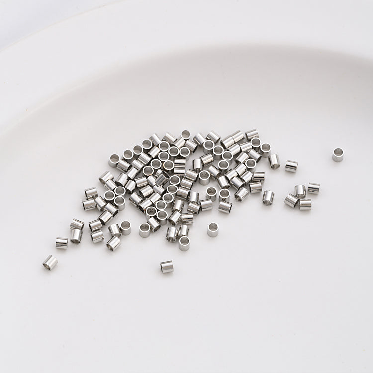 14K gold-plated platinum 18k gold and silver positioning tube 100 pieces