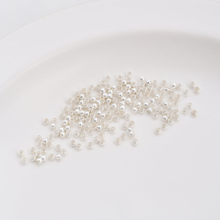 14K gold-plated platinum 18k gold and silver positioning beads 100 pieces