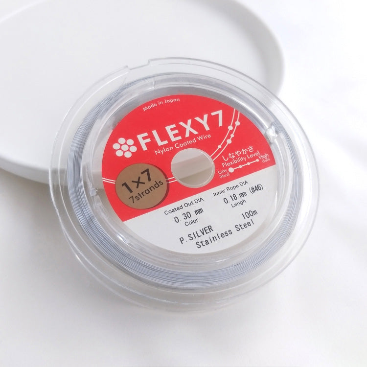 Silver white Gold FLEXY 7-strand jewelry soft wire steel wire