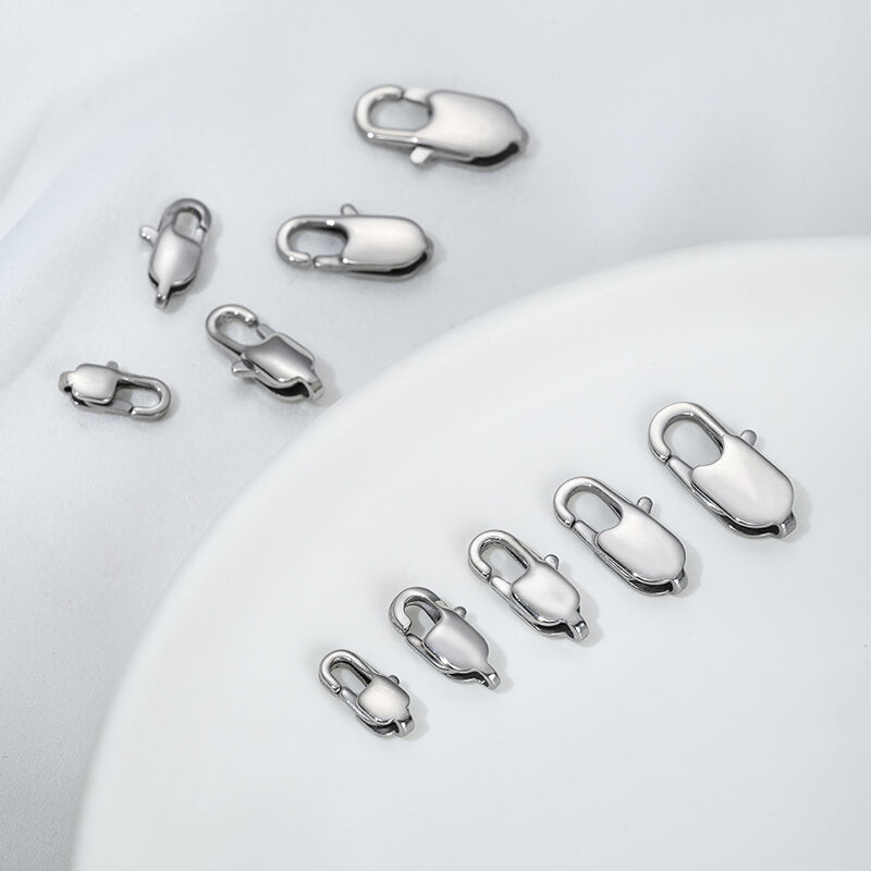 Titanium steel 316 stainless steel fishtail buckle Cuban buckle