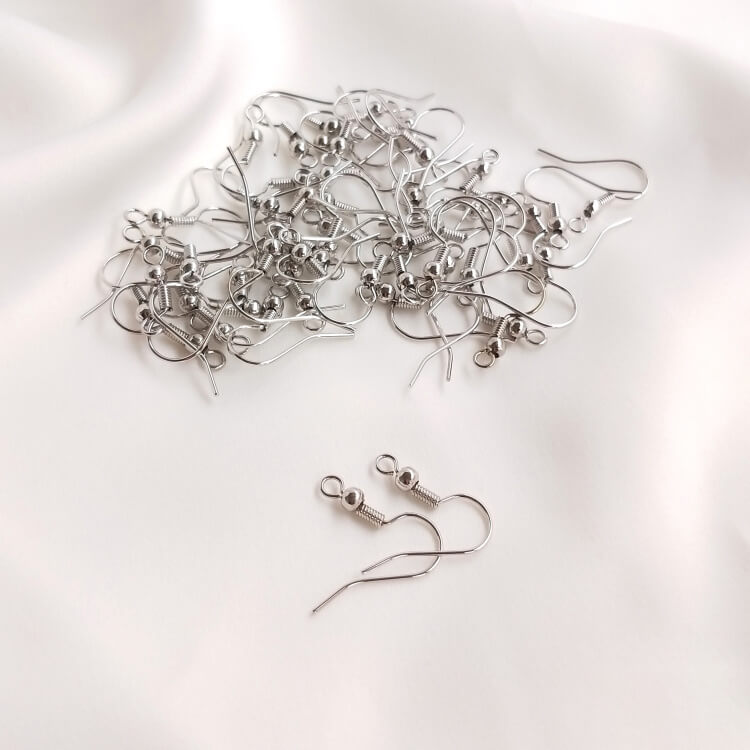 Earring Hooks – 18K Gold Plated 14K Light Gold Silver Hypoallergenic Ear Wires for DIY Jewelry Making