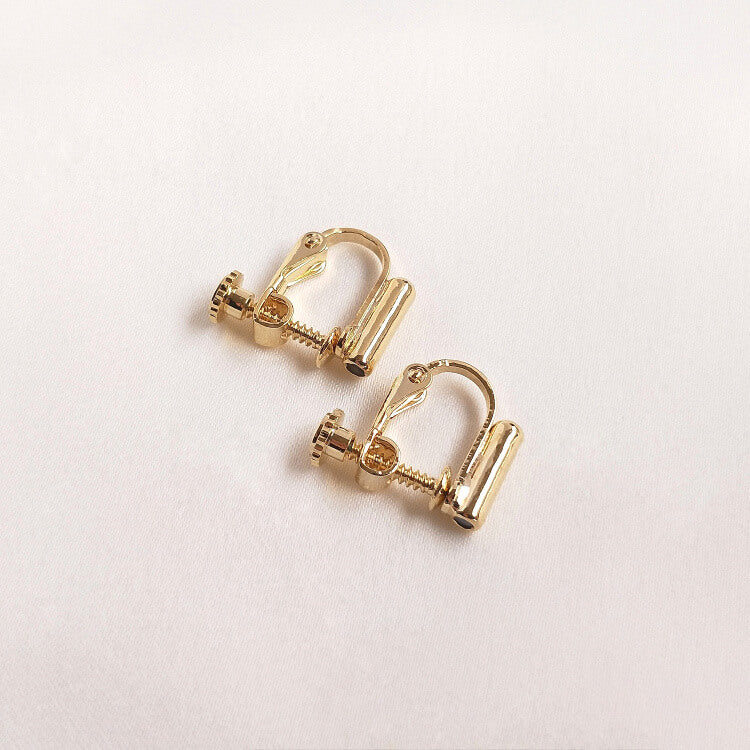 Earring Clip, Non Pierced Dangle Silicone Pad Clips for DIY Earrings, 14K Gold Plated&18k Gold Plated&White Gold